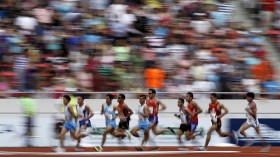 Runners Compete In 5000m