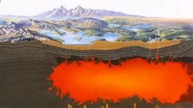 Yellowstone is unique because it sits on top of one of the world's largest volcanoes. 