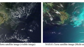 Mississippi Delta As Seen From Space After BP Oil Spill