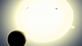 Planet and Sun