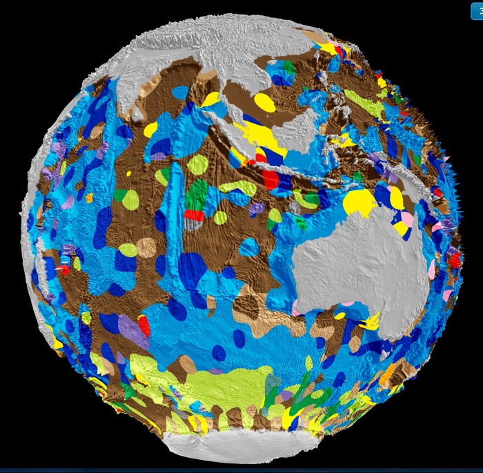 Geology Of Earth S Seabed Interactive Digital Map Shows