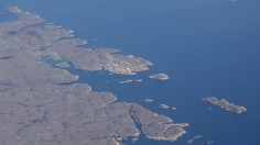 This is a village on the western Greenland coast called Atammik. 