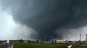 E-F5 tornado, photo taken from half a mile away