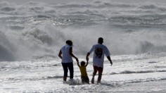 parents and kid