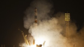 International Space Station Crew Takes Off