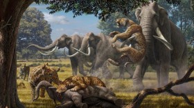 Pleistocene Mammoth Attack