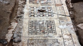 Roman mosaic unearthed in Turkey