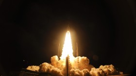 LIFTOFF OF ARIANE 5 VA213 WITH ATV-4