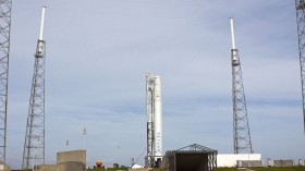 The Space Exploration Technologies, or SpaceX, Falcon 9 rocket 