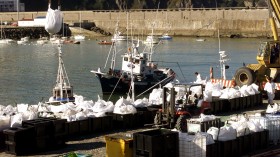 Fishing boats contracted by the Basque autonomous government 