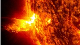 A coronal mass ejection on June 20, 2013