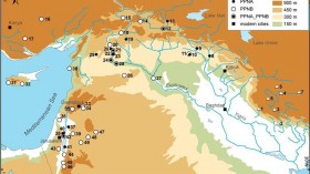 The easternmost sites on the map indicate plant cultivation occurred much farther east than previous sites of original Fertile Crescent agriculture