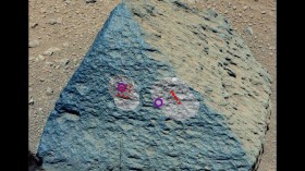 Curiosity rock sample