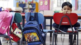 Boy in Classroom