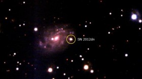 Image around SN 2012dn Obtained by the Kanata Telescope at Higashi-Hiroshima Observatory