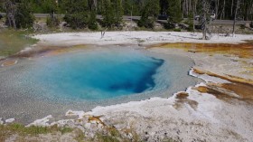 Yellowstone National Park hot spring