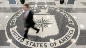 The lobby of the CIA Headquarters Building in McLean, Virginia, August 14, 2008