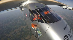 Solar Impulse takeoff from Dayton, Ohio