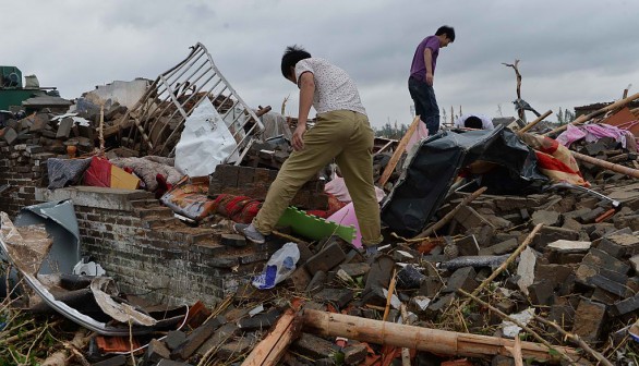 Death Toll Rises Following Tornado And Severe Storms In Eastern China