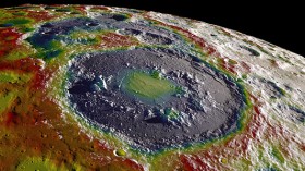 Free-Air Gravity Map of the Moon