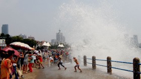 Typhoon 'Soudelor' Passes By Qingdao