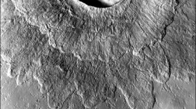 Double-layer eject crater