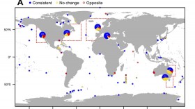 Are changes in marine life consistent with climate change?