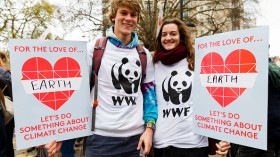 London climate march
