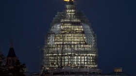 Full Moon Over the U.S. Capitol