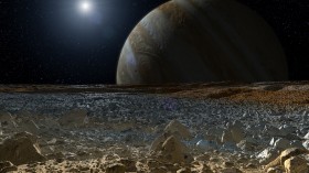 Jupiter Seen From Europa