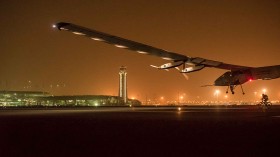 Solar Plane Takes Off In Round The World Attempt