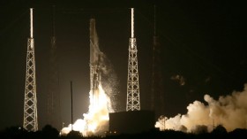 Private Spaceflight Company SpaceX Launches Cargo Capsule On Resupply Mission To Int'l Space Station