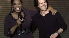 Oprah and Tom Cruise 