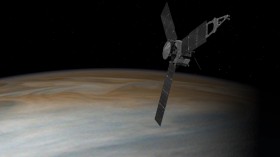 Juno Above Jupiter (Artist's Concept)