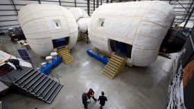 NASA Deputy Administrator Inspects New Technologies At Bigelow Aerospace Facilities