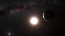 Artist’s impression of the planet around Alpha Centauri B