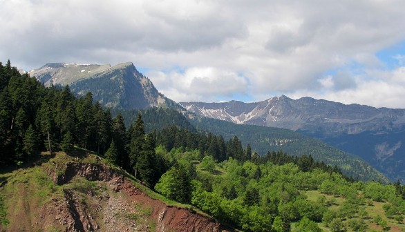 Mountains to the North