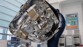 ESA Display Planck 'Big Bang' Satellite In Cannes