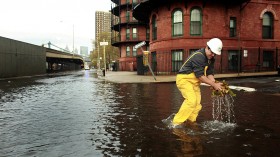 East Coast Begins To Clean Up And Assess Damage From Hurricane Sandy