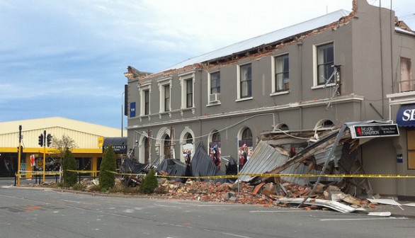 Earthquake damage in Christchurch