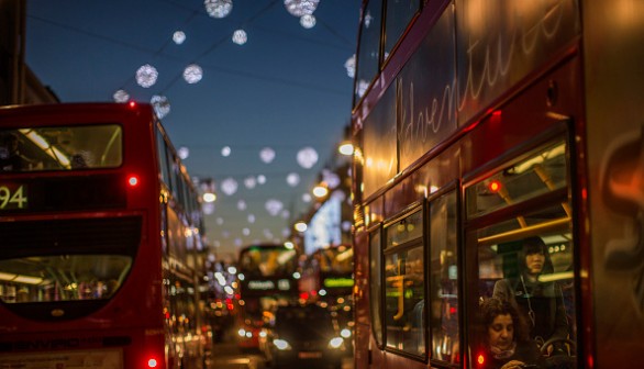 Christmas Shoppers Hunt For Gifts On The High Street