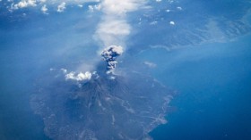 Mt Sakurajima In Japan Erupts