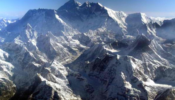 Aerial View Of Mount Everest