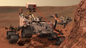 Curiosity at Work on Mars