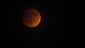 Supermoon Eclipse Visible In Skies Over Las Vegas