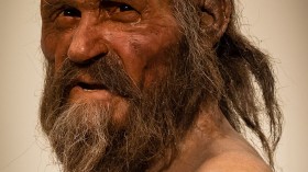 Oetzi the Iceman portrait