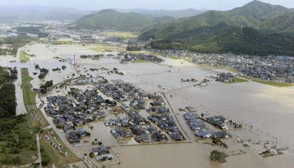 Flooding in Japan 