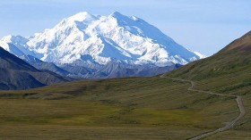 The east side of Mount McKinley, from Denali National Park