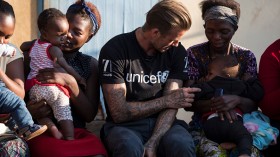 UNICEF Goodwill Ambassador David Beckham Visits Swaziland