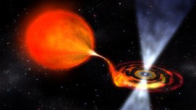 Pulsar 'eating' companion star